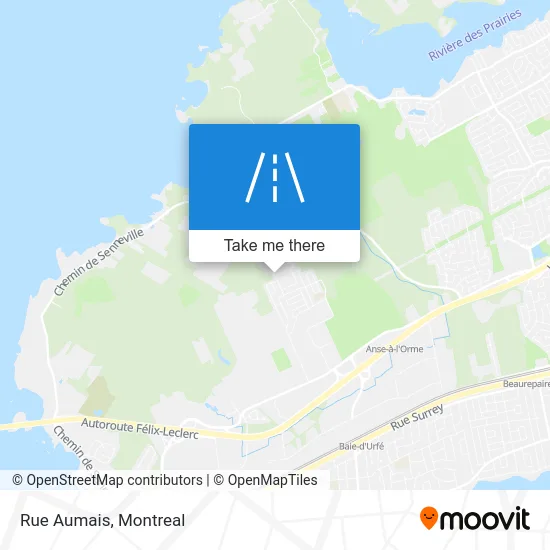 Rue Aumais map