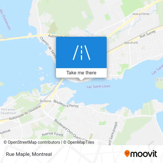 Rue Maple map