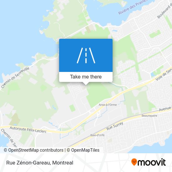 Rue Zénon-Gareau map