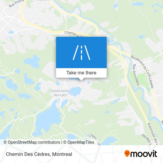 Chemin Des Cèdres map