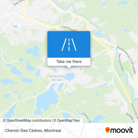 Chemin Des Cèdres map