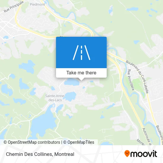 Chemin Des Collines map