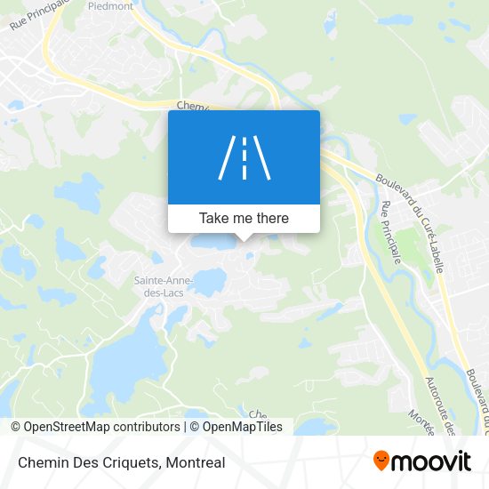 Chemin Des Criquets map