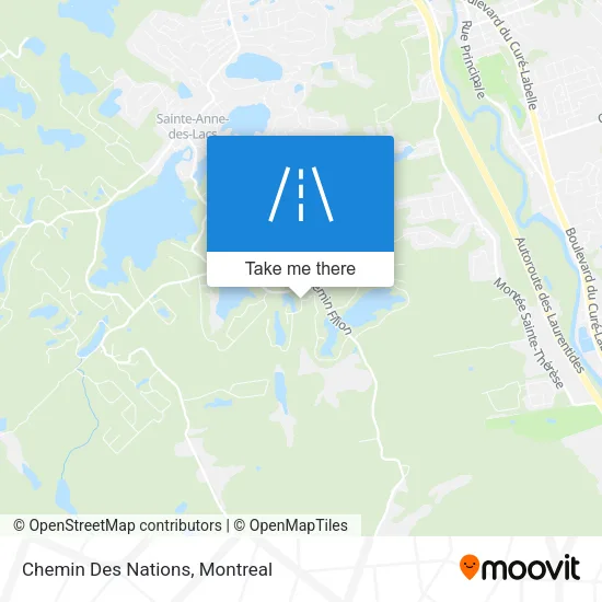 Chemin Des Nations map