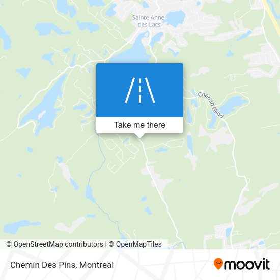 Chemin Des Pins map