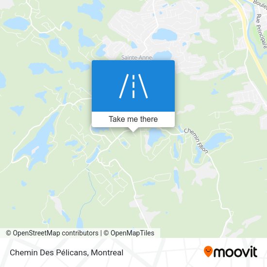Chemin Des Pélicans map