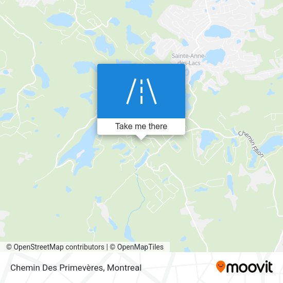 Chemin Des Primevères map
