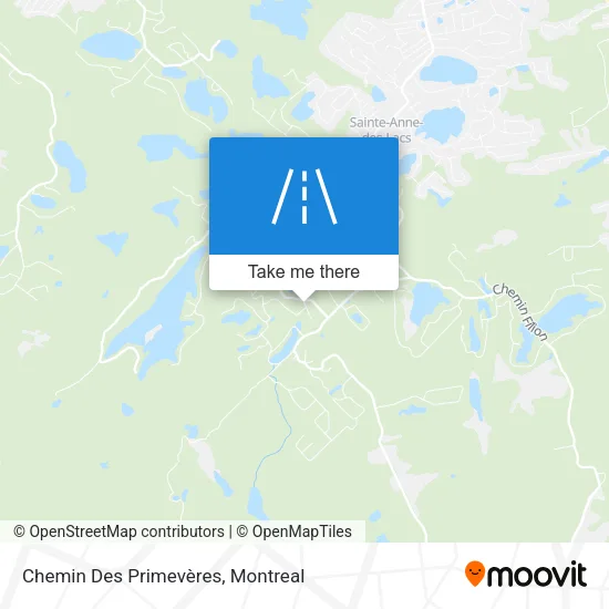 Chemin Des Primevères map