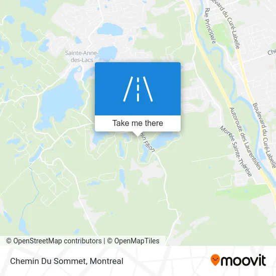 Chemin Du Sommet map