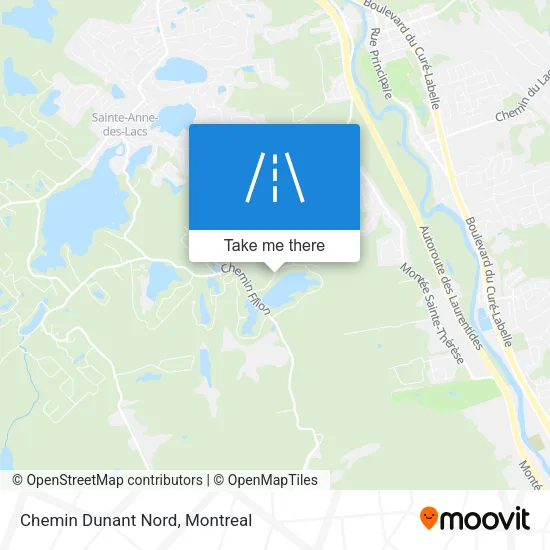 Chemin Dunant Nord map
