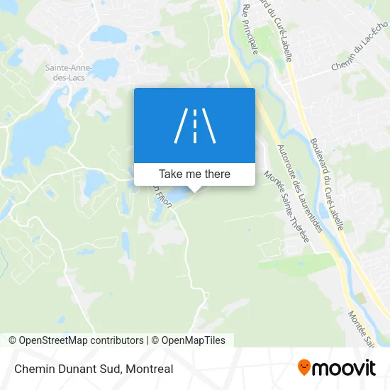Chemin Dunant Sud map