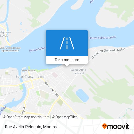Rue Avelin-Péloquin map