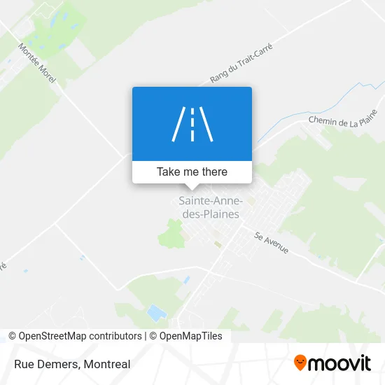 Rue Demers map
