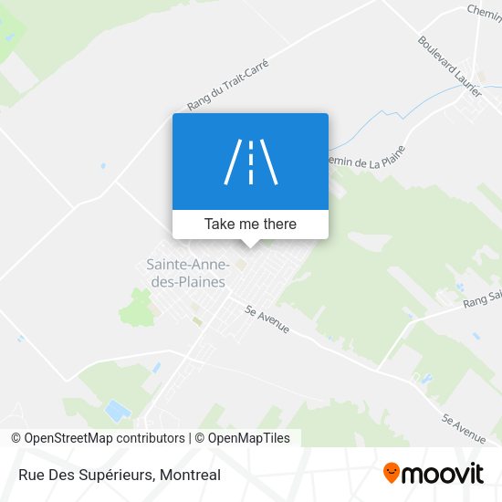 Rue Des Supérieurs map