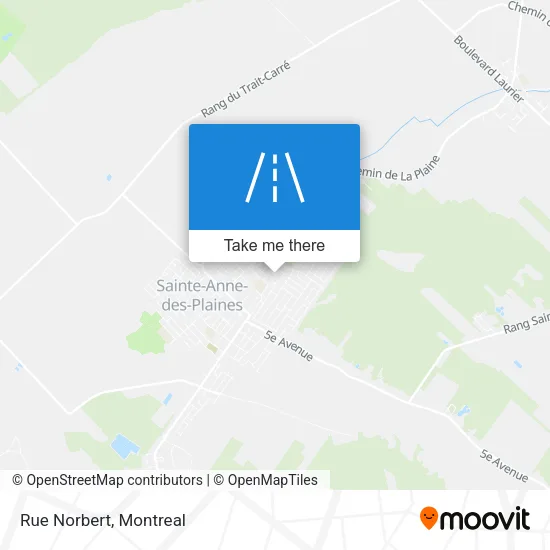 Rue Norbert map