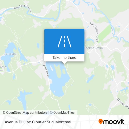Avenue Du Lac-Cloutier Sud map