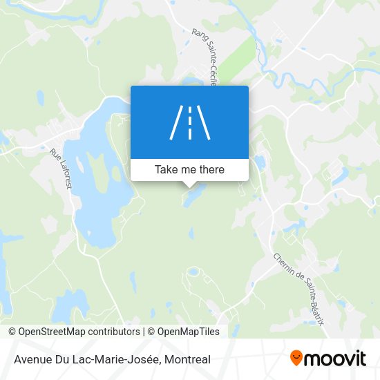 Avenue Du Lac-Marie-Josée map