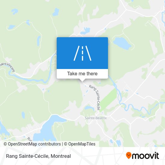 Rang Sainte-Cécile map