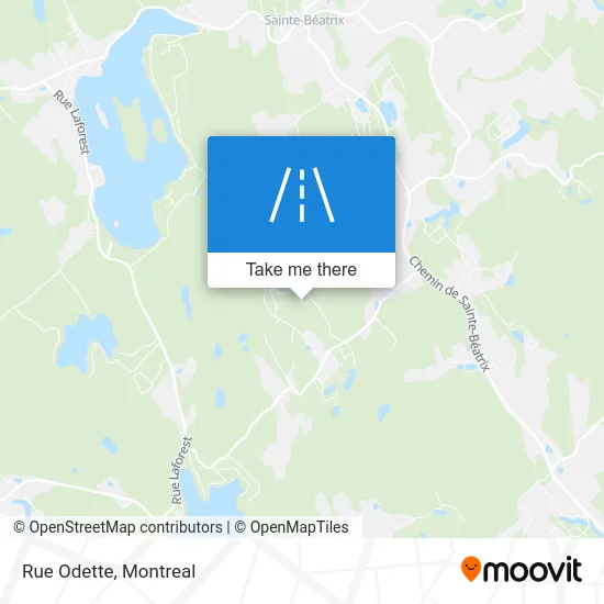 Rue Odette map