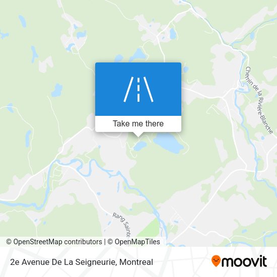 2e Avenue De La Seigneurie map