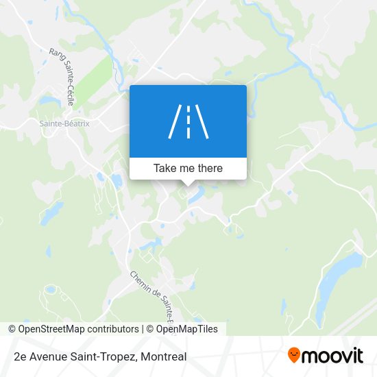 2e Avenue Saint-Tropez map