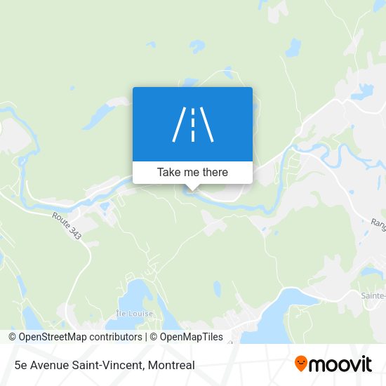 5e Avenue Saint-Vincent map