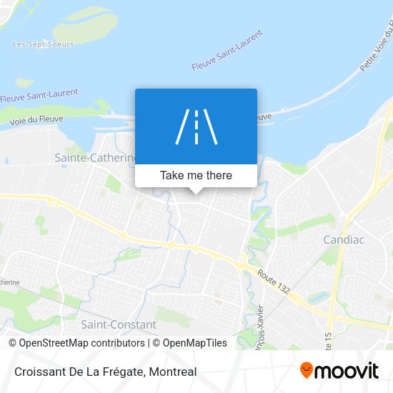 Croissant De La Frégate map