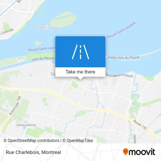 Rue Charlebois map