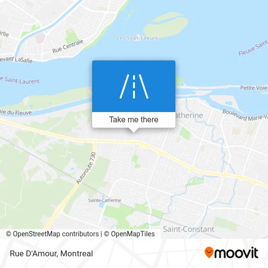 Rue D'Amour map