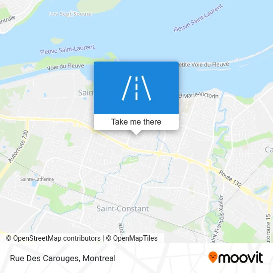 Rue Des Carouges map