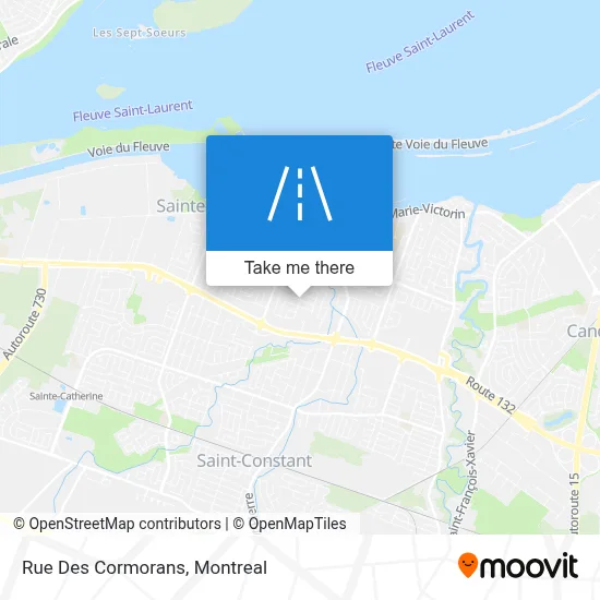 Rue Des Cormorans map