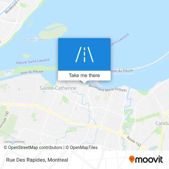 Rue Des Rapides map