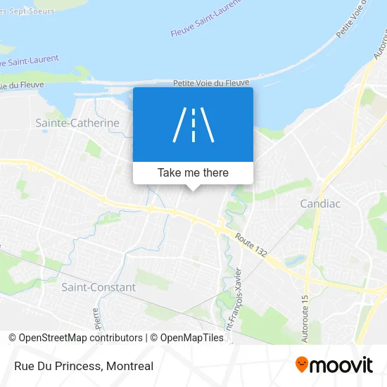 Rue Du Princess map