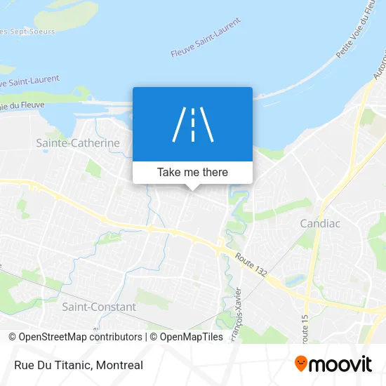 Rue Du Titanic map