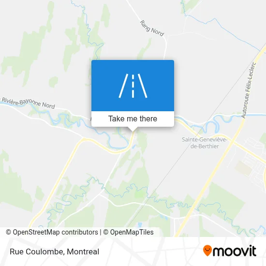 Rue Coulombe map