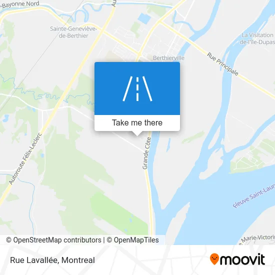 Rue Lavallée map