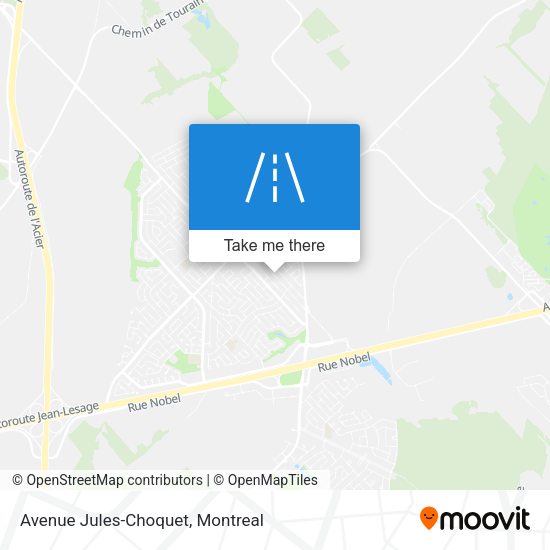 Avenue Jules-Choquet map