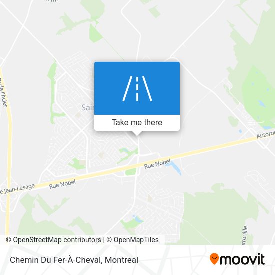 Chemin Du Fer-À-Cheval map