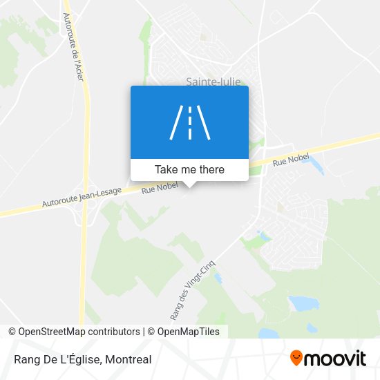 Rang De L'Église map