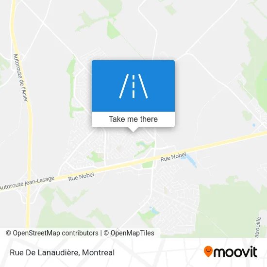 Rue De Lanaudière map