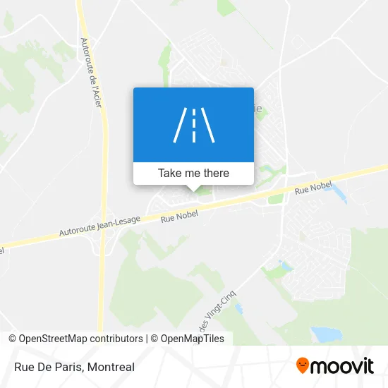 Rue De Paris map