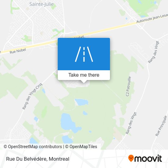 Rue Du Belvédère map