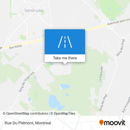 Rue Du Piémont map