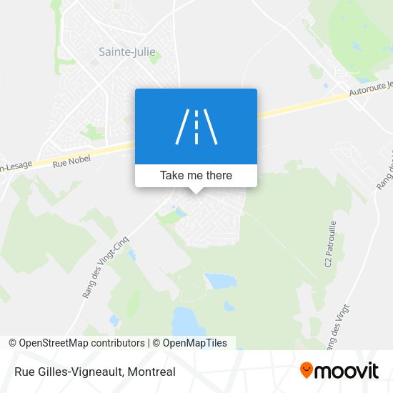 Rue Gilles-Vigneault map