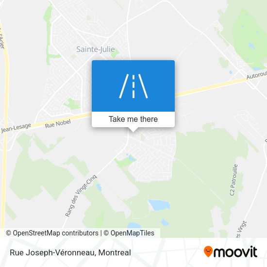 Rue Joseph-Véronneau map