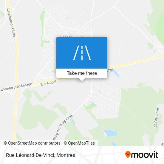 Rue Léonard-De-Vinci map