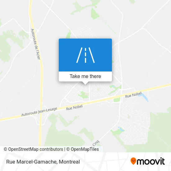 Rue Marcel-Gamache map
