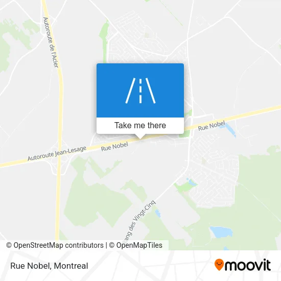 Rue Nobel map