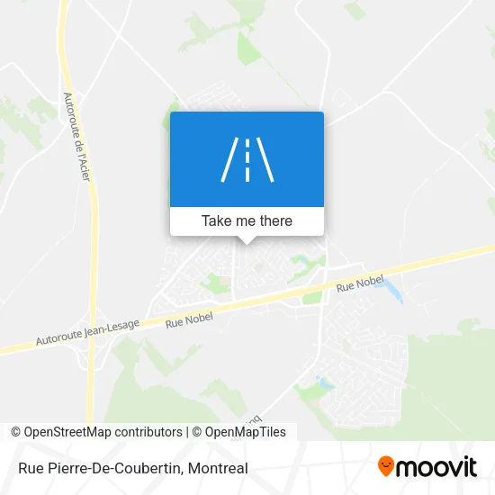 Rue Pierre-De-Coubertin map