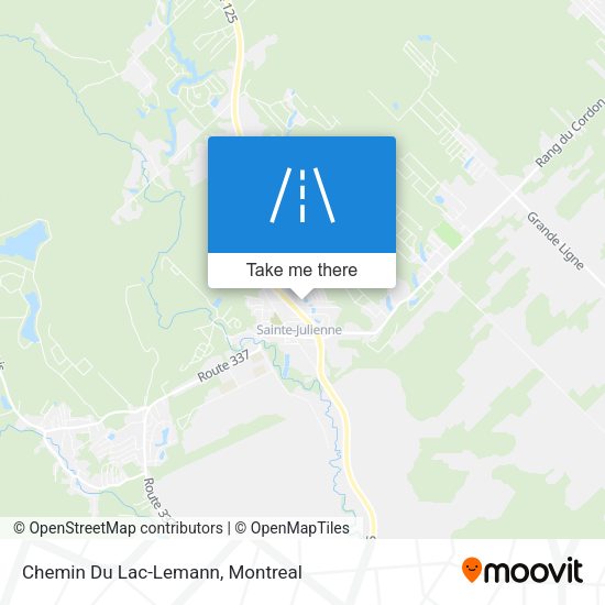 Chemin Du Lac-Lemann map
